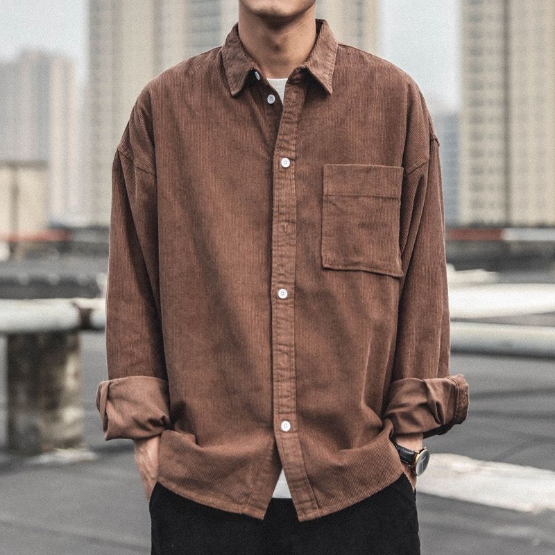 Men Brown Shirt